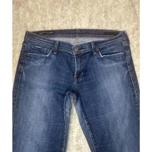 Citizens of Humanity Y2K Simone #105 medium wash low waist flare jeans Size 32 - Picture 2 of 9